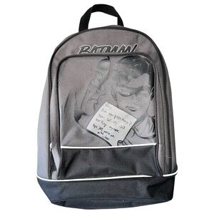 Six Flags Batman Backpack Black Grey Kids